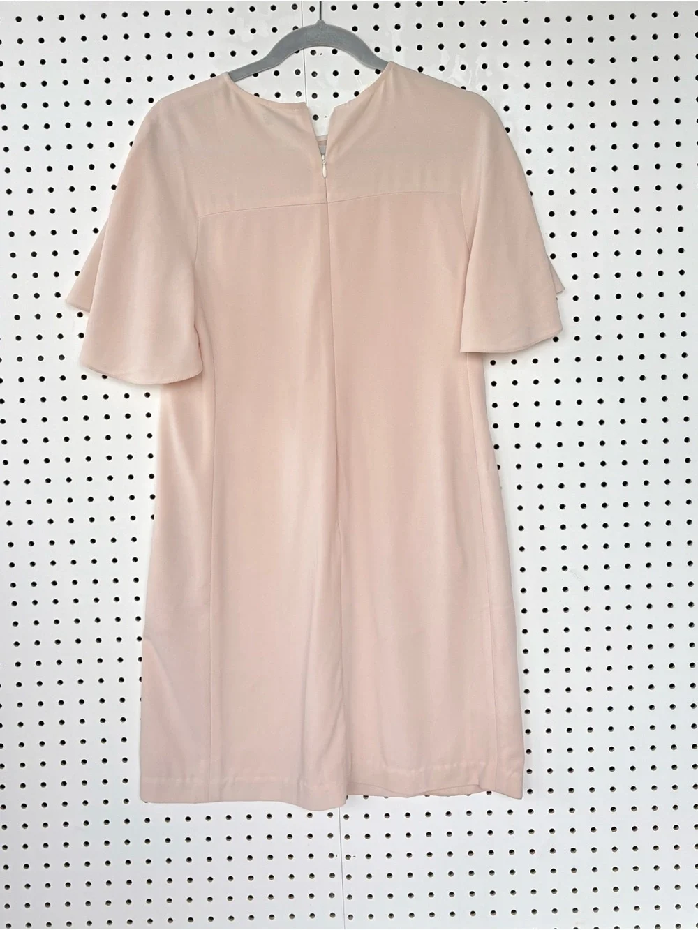 Huong Elegant Blush Short Sleeve dress with pockets size Small